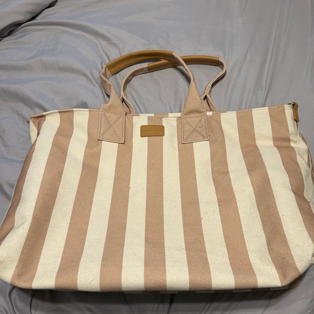 Poppy and Poenies beach bag